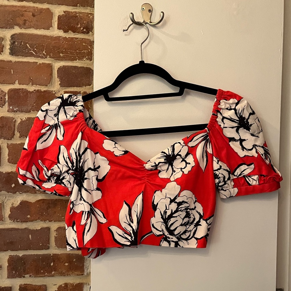 Marissa Webb Tie Bank Top
